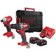 Набор аккумуляторных инструментов Milwaukee M18 BLPP2A3-502X (Шуруповерт M18 BLPD2 + Винтоверт M18 BLIDR)