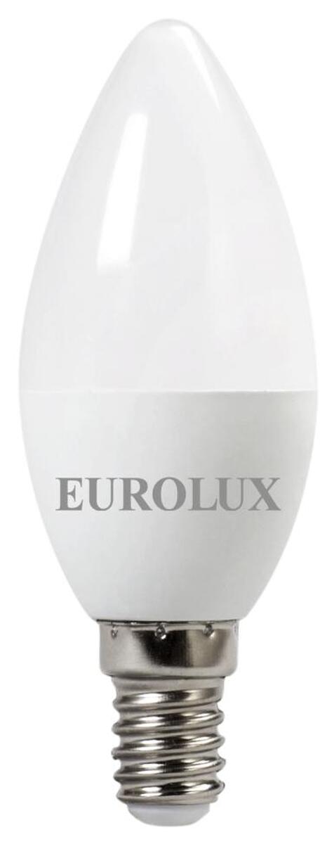 Лампа светодиодная EUROLUX LL-E-C37-5W-230-2,7K-E14 — Фото 1